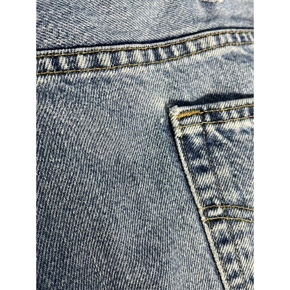 Carhartt Jeans Men's Size 42X30 Loose Fit Blue Denim Distressed Straight Leg - Picture 8 of 8